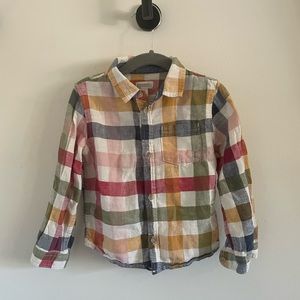 Gymboree 3T Large Plaid Shirt